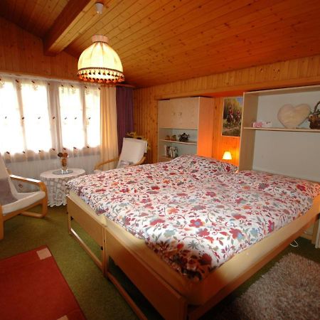 Pristine Home In A Charming Village Large Grassy Sunbathing Area View Of The M Nch And Jungfrau Wilderswil Eksteriør billede